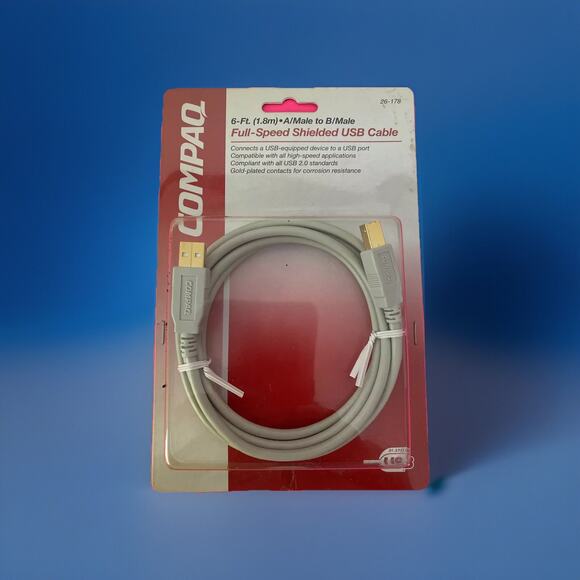 Compaq 6ft usb cable - Picture 1 of 2